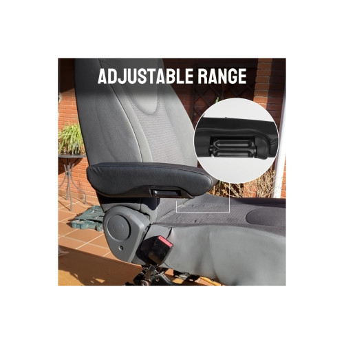 Cotieră auto universală dreapta, reglabilă, cu braț căptușit, rabatabilă 1158R