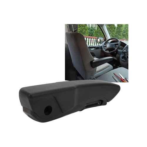 Cotieră auto universală stânga, reglabilă, cu braț căptușit, rabatabilă (1158L)