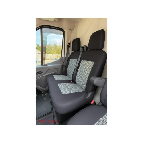 Set huse scaune auto textile 2+1 premium, burete 10/5 mm, ART105
