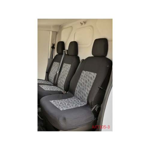 Set huse scaune auto textile 2+1 premium, burete 10/5 mm, ART105