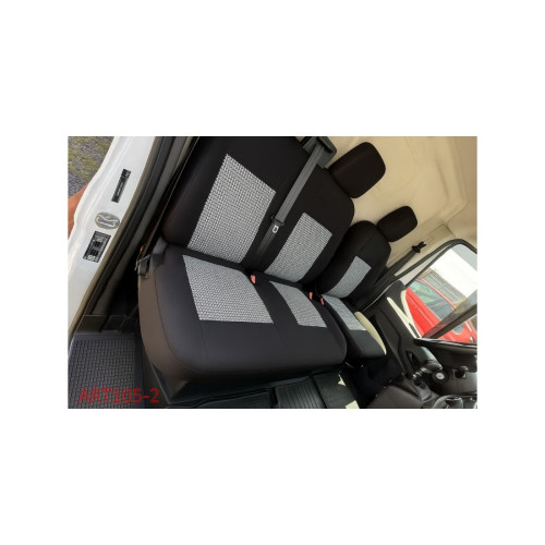 Set huse scaune auto textile 2+1 premium, burete 10/5 mm, ART105