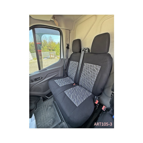 Set huse scaune auto textile 2+1 premium, burete 10/5 mm, ART105
