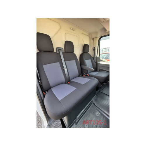 Set huse scaune auto textile 2+1 premium, burete 10/5 mm, ART105