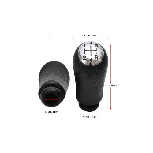 Maner schimbator viteze 5 trepte negru, compatibil Dacia Logan si Renault (SC-52)