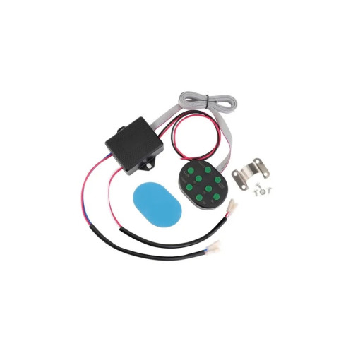 Modul electronic claxon 12V cu 8 melodii si buton de selectie, WZZ-8S