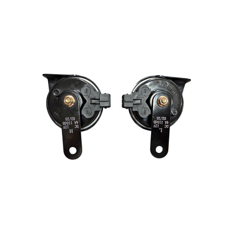 Set claxoane bitonale premium 12V cu mufe, compatibil Dacia/Renault/PSA