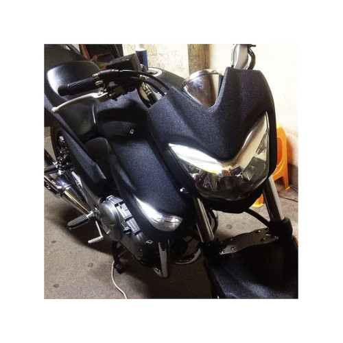 Folie auto autocolantă PVC negru glitter mat 1.52 m x 1 m, antibule KM9034