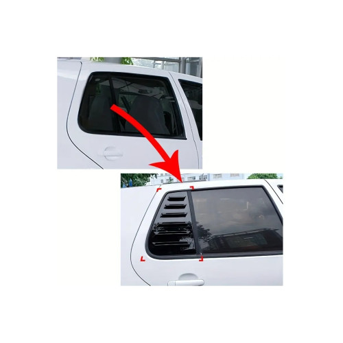 Ornamente protecție geam spate tip louver pentru VW Golf 4 MK4 Hatchback (1997–2003)