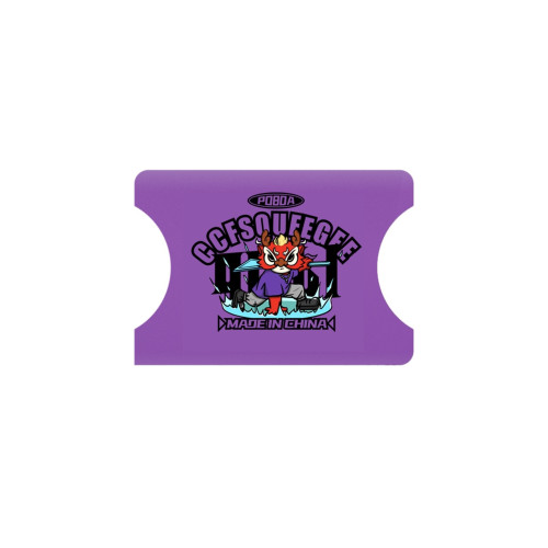 Racletă profesională pentru colant și PPF auto, duritate tare 90A, mov 115x75 mm