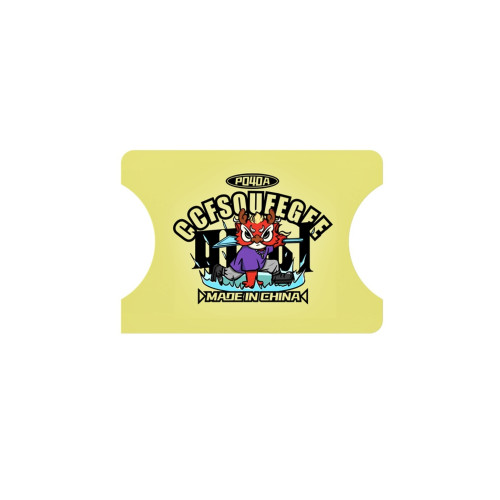 Racletă moale pentru colantare auto PPF 40A, galbenă 115×75 mm (CH-005-1)