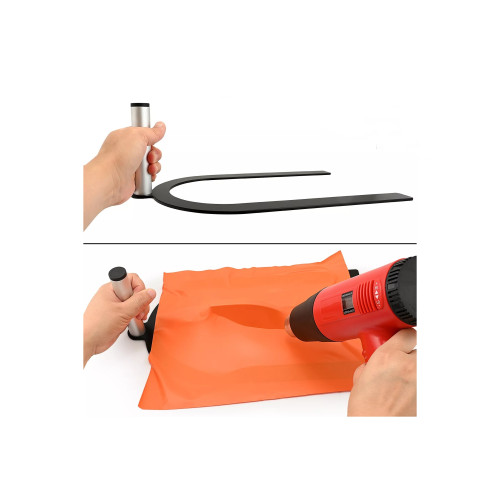 Suport U pentru montaj folie auto si PPF cu maner, oglinzi si antene – M124