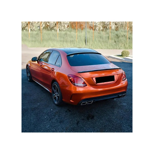 Folie auto autocolantă PET premium portocaliu Liquid Metal McLaren Volcano 1x1.52 m