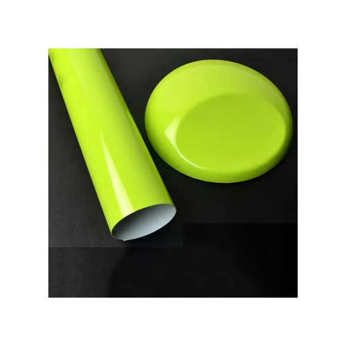 Folie auto autocolantă PET Premium galben metalic Yellow Lime 1x1.52 m (SP1022V)