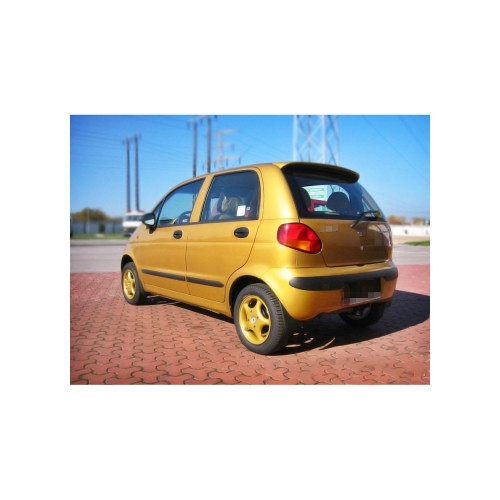 Set 4 bandouri protecție uși pentru Daewoo Matiz 1998-2004, negru satinat (Cod F2)