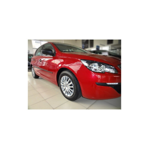 Set 4 bandouri protectie usi Peugeot 308 hatchback 2013+ negru satinat, F-20