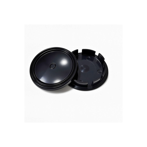 Set capace jante 69 mm negre din ABS, montaj prin presare (4 buc) LGG-012
