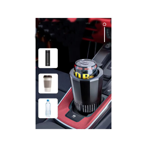 Suport auto pentru pahare 2 în 1 cu răcire/încălzire, LED touch, 12V (AC-8700)