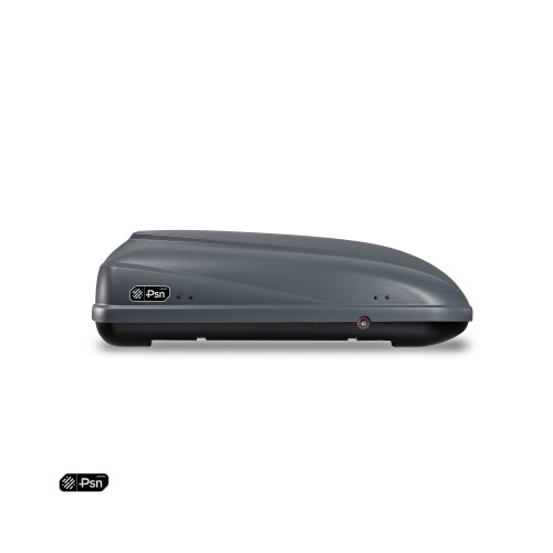 Cutie portbagaj plafon PSN 460L gri mat, deschidere dubla, montaj rapid