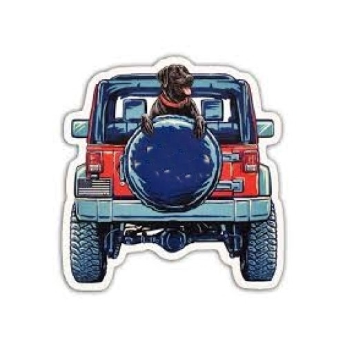 Abțibild Jeep decorativ pentru exterior, autocolant rezistent UV și apă, 13x12 cm (XL-22)