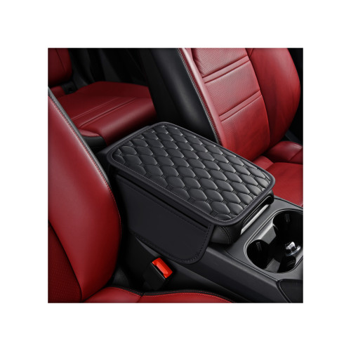 Husă universală pentru cotieră auto din piele ecologică, montaj rapid (FSD)