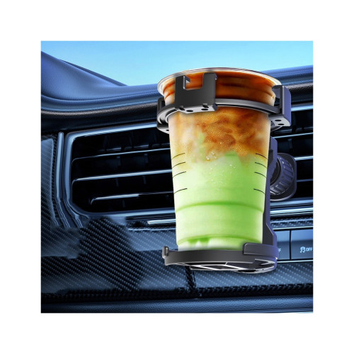 Suport auto 2in1 pentru telefon si pahar, prindere in grila ventilatie FS-19001
