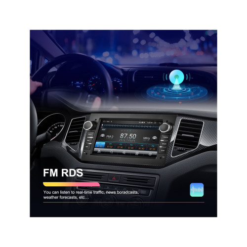 Navigatie Android 7 inch pentru Opel, 2GB RAM 64GB, CarPlay/Android Auto, GPS WiFi (A3702BK)