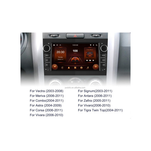 Navigatie Android 7 inch pentru Opel, 2GB RAM 64GB, CarPlay/Android Auto, GPS WiFi (A3702BK)