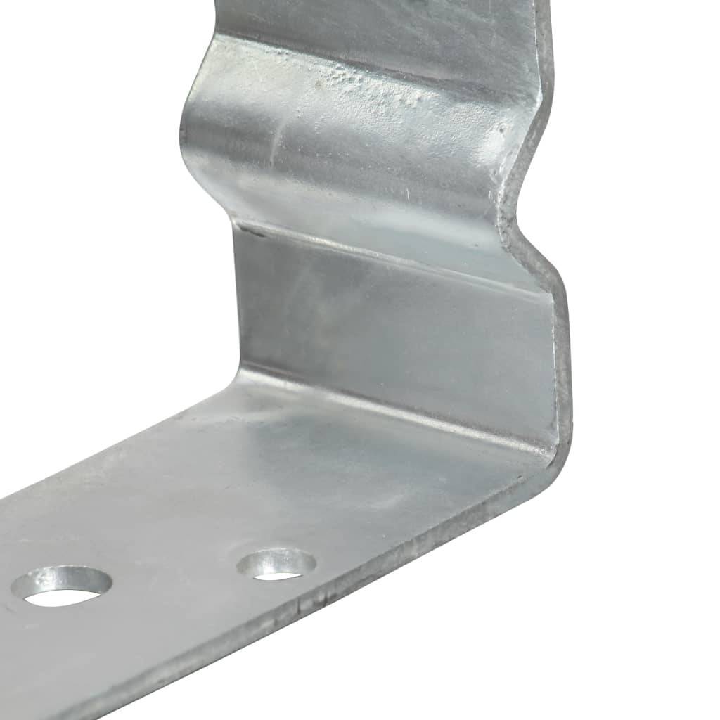 Ancore de gard, 12 buc., argintiu, 9x6x15 cm, oțel galvanizat GartenMobel Dekor