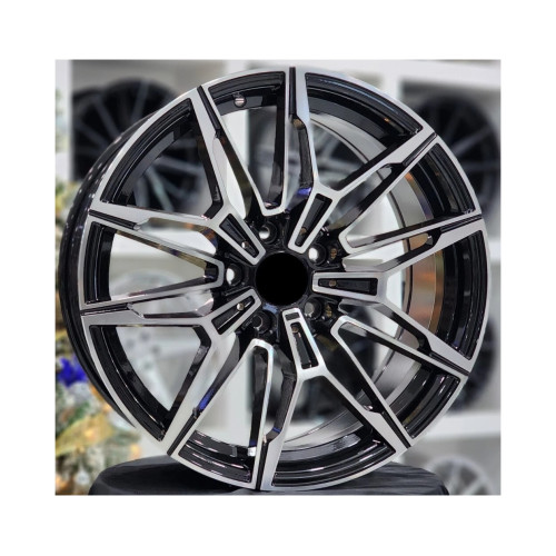 Set jante aliaj PDW 19 inch 5x112 negru polish, BMW, ET29/35 (8.5J/9.5J)