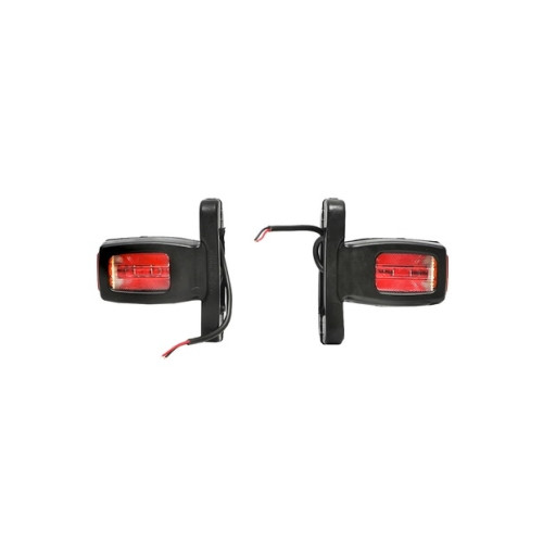 Lampă laterală de gabarit cu LED 12/24V, roșu-alb-galben, BK69452