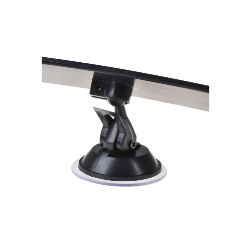 Oglindă interioară auto universală cu ventuză, 28 cm, negru (FS-1269)
