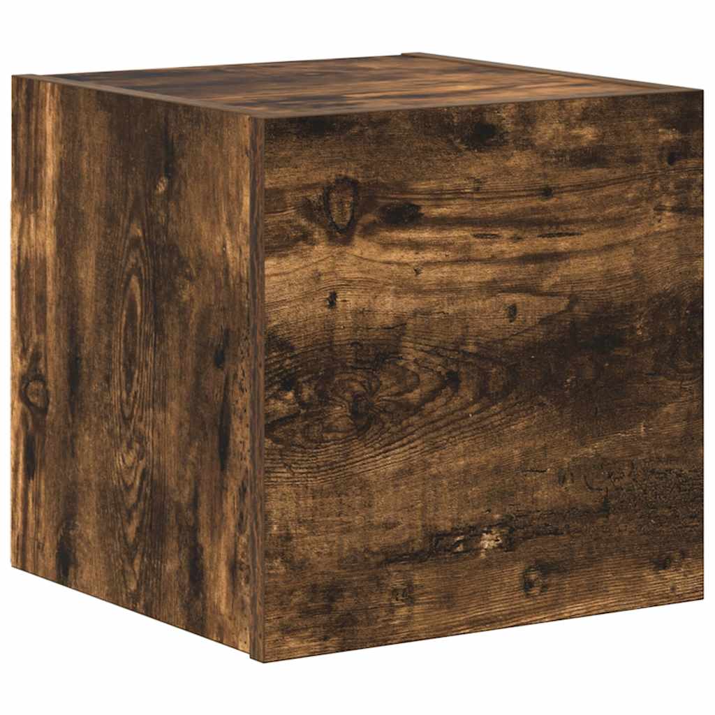 Set comodă TV, 7 piese, stejar fumuriu, lemn compozit GartenMobel Dekor