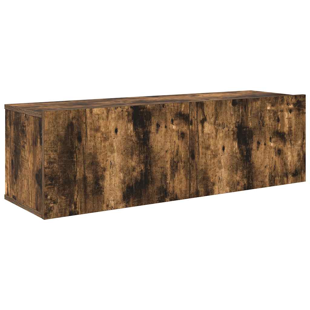 Set comodă TV, 7 piese, stejar fumuriu, lemn compozit GartenMobel Dekor