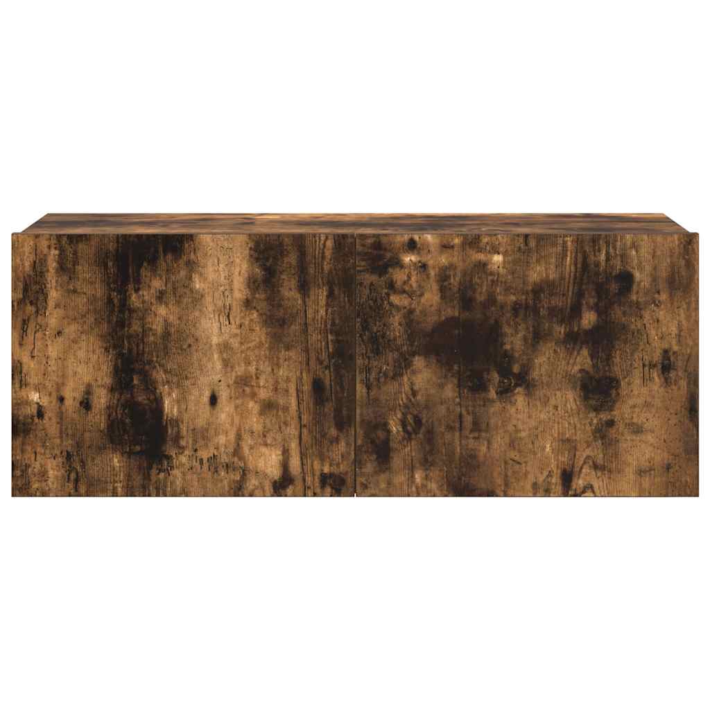 Set comodă TV, 7 piese, stejar fumuriu, lemn compozit GartenMobel Dekor