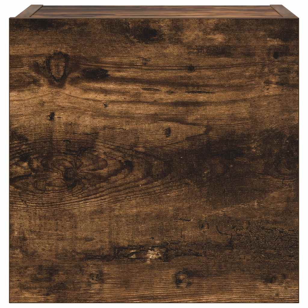 Set comodă TV, 7 piese, stejar fumuriu, lemn compozit GartenMobel Dekor