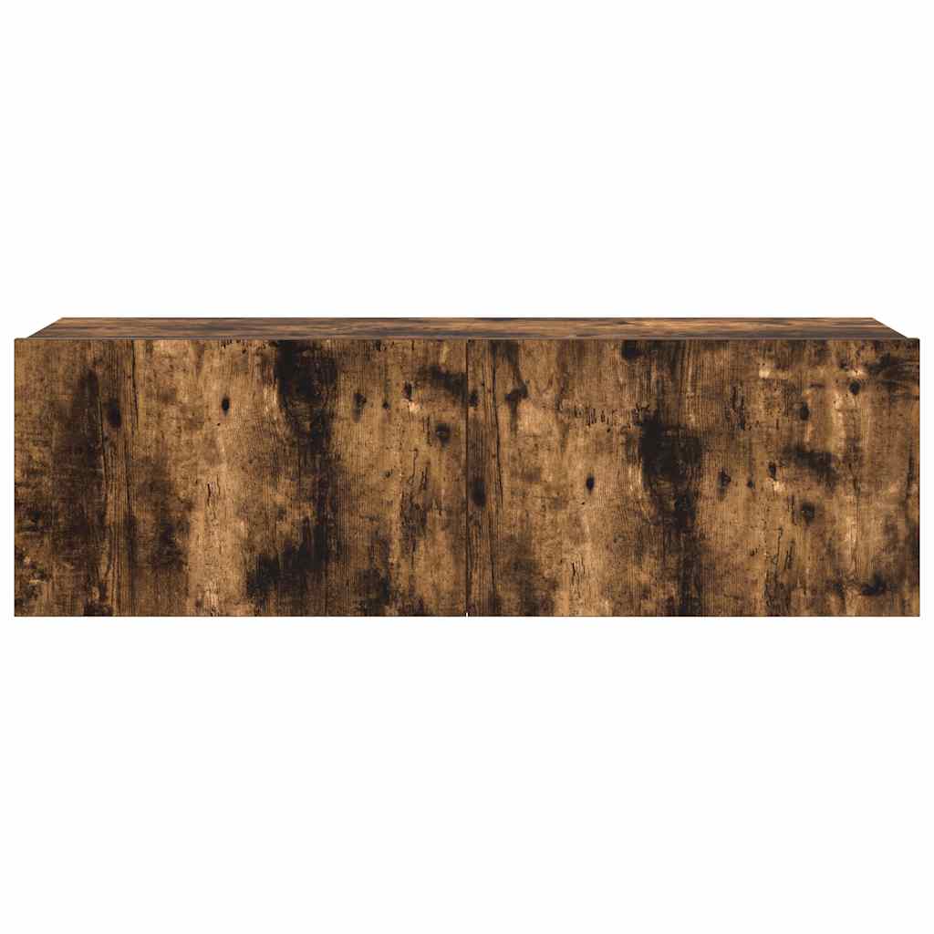 Set comodă TV, 7 piese, stejar fumuriu, lemn compozit GartenMobel Dekor