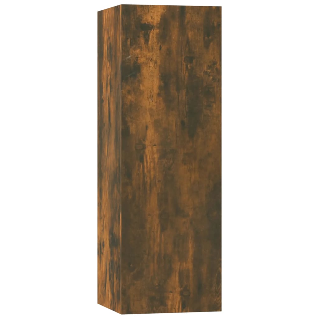 Set dulapuri TV, 5 piese, stejar fumuriu, lemn prelucrat GartenMobel Dekor