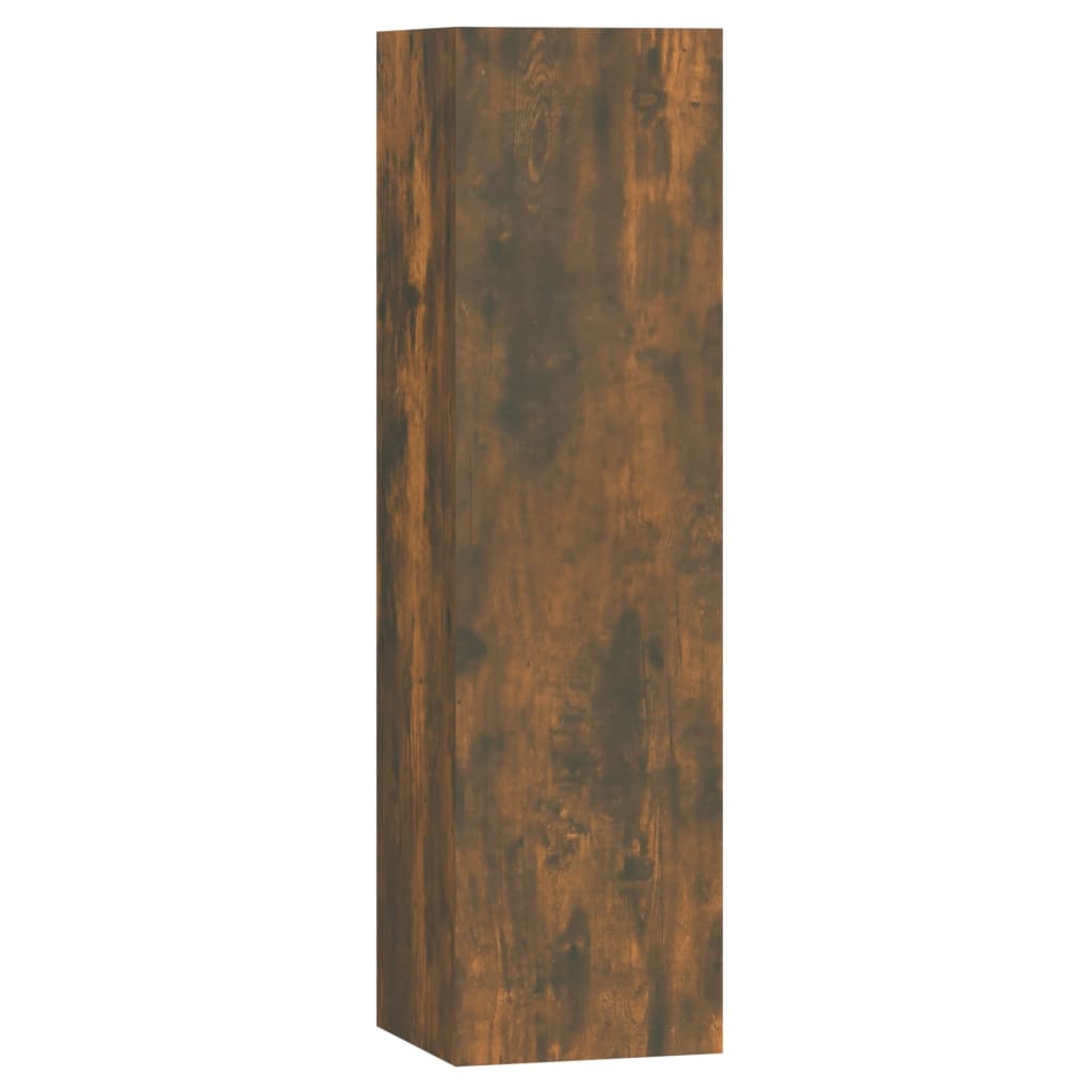 Set dulapuri TV, 5 piese, stejar fumuriu, lemn prelucrat GartenMobel Dekor