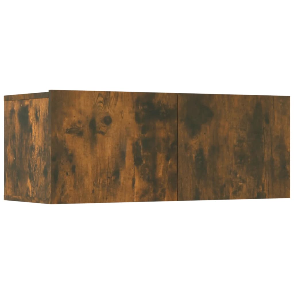 Set dulapuri TV, 5 piese, stejar fumuriu, lemn prelucrat GartenMobel Dekor