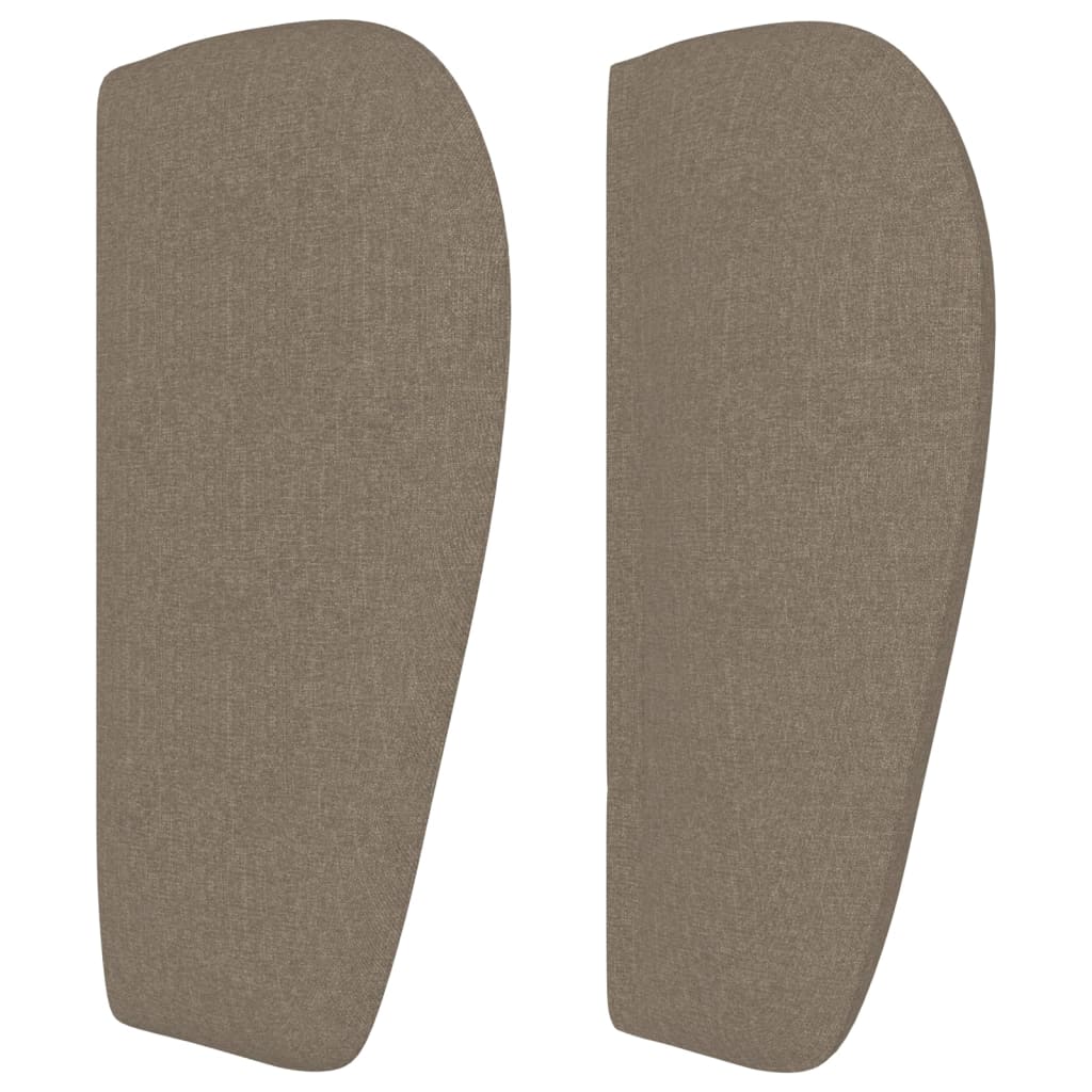 Tăblie de pat cu aripioare gri taupe 83x23x78/88 cm textil GartenMobel Dekor