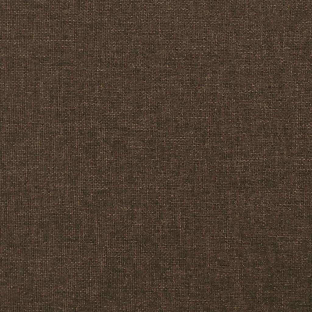 Tăblie de pat cu aripioare maro închis 163x23x78/88 cm textil GartenMobel Dekor