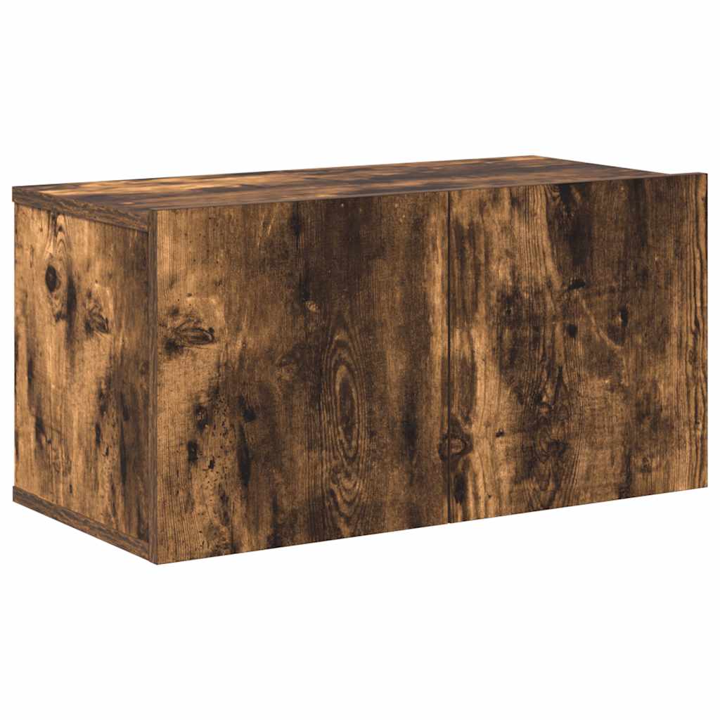 Set dulapuri TV, 10 piese, stejar fumuriu, lemn prelucrat GartenMobel Dekor