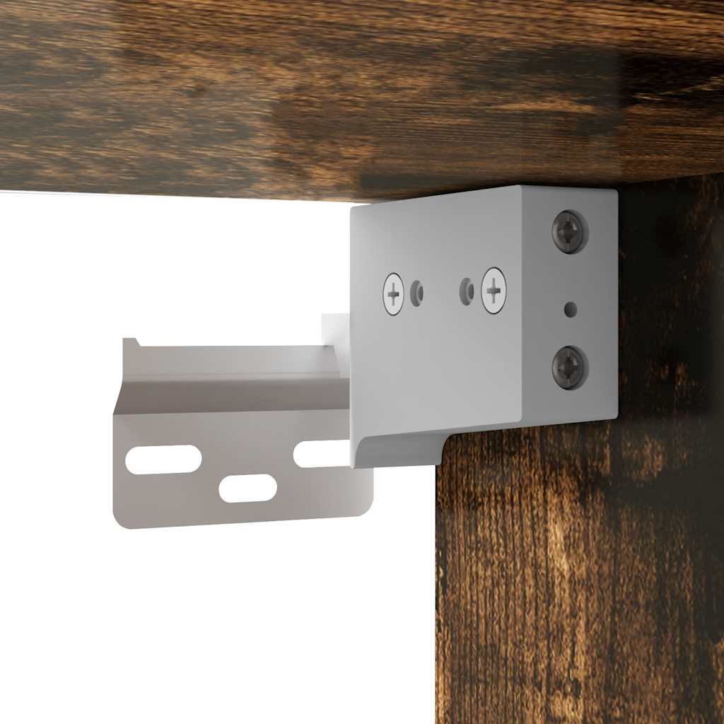 Set dulapuri TV, 10 piese, stejar fumuriu, lemn prelucrat GartenMobel Dekor