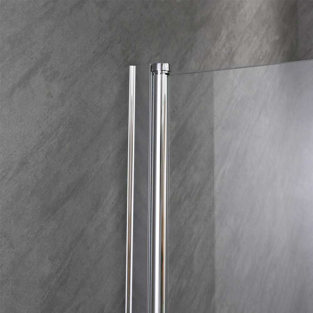 Cabină de duș pătrată Leziter Monica 80x80 cm, ușă batantă, sticlă 6 mm