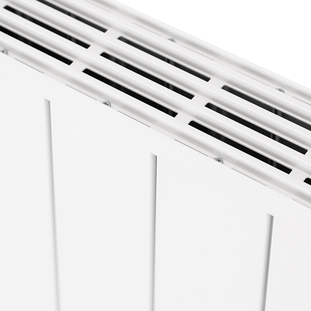 Încălzitor electric Leziter Solis 2000W alb, Wi‑Fi, montaj pe perete sau pe podea