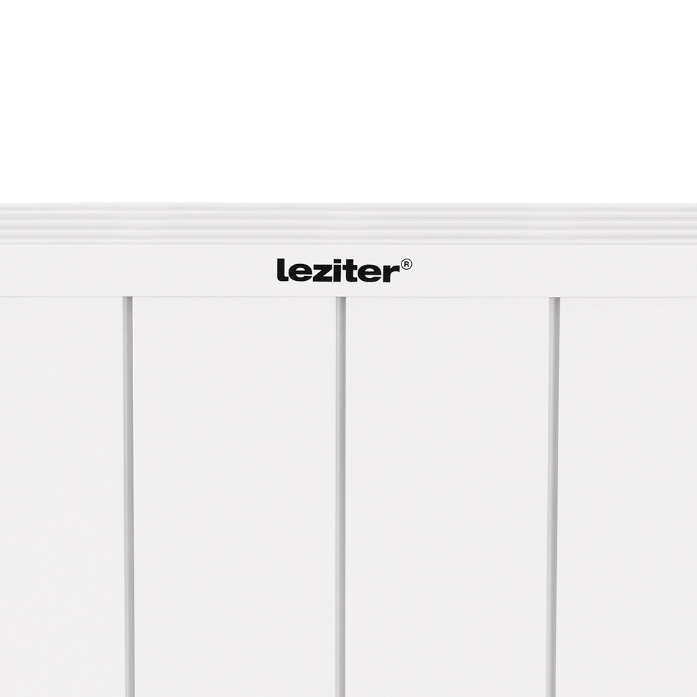 Încălzitor electric Leziter Solis 2000W alb, Wi‑Fi, montaj pe perete sau pe podea