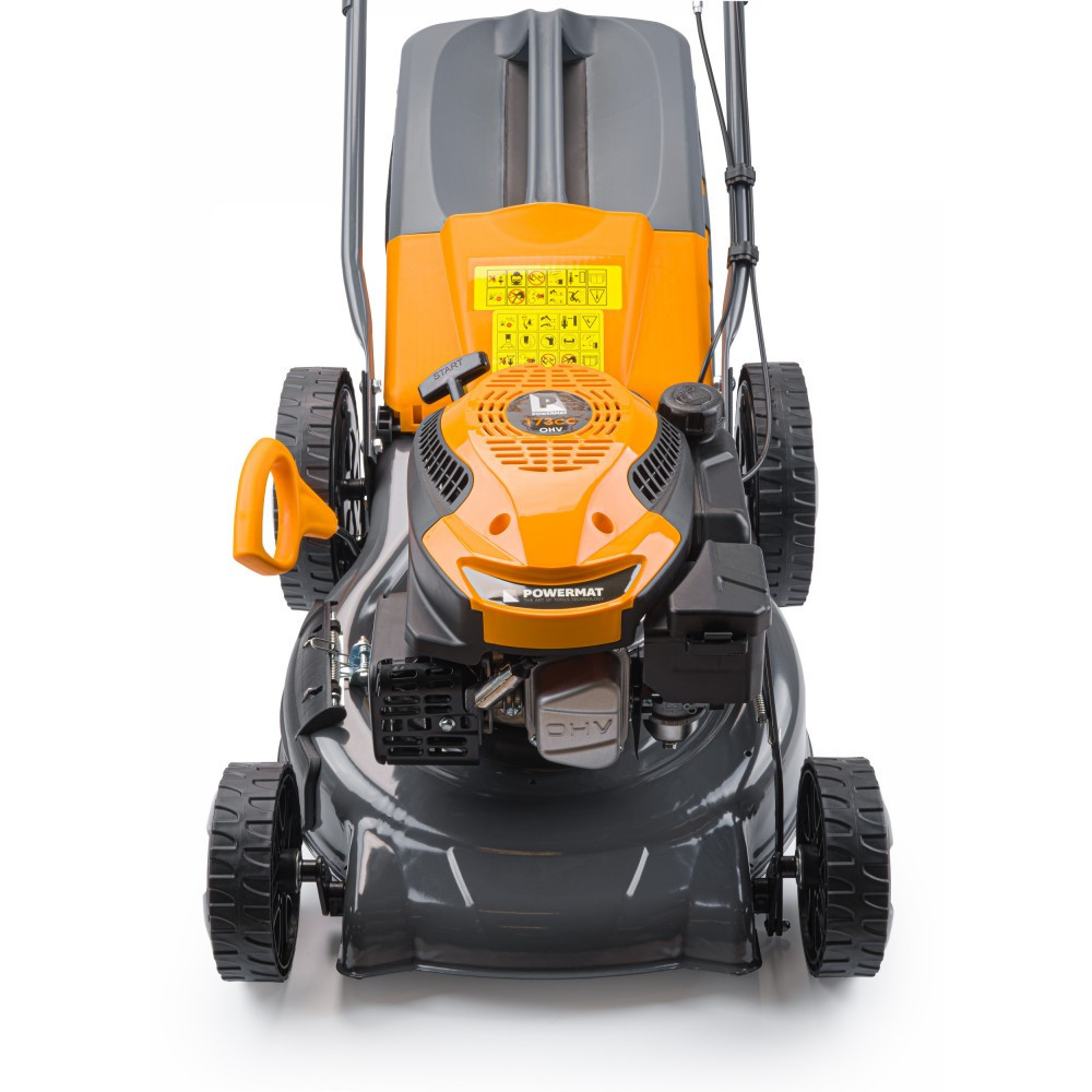 Mașină de tuns iarba pe benzină Powermat PM-KSS-6S 6CP, autopropulsată