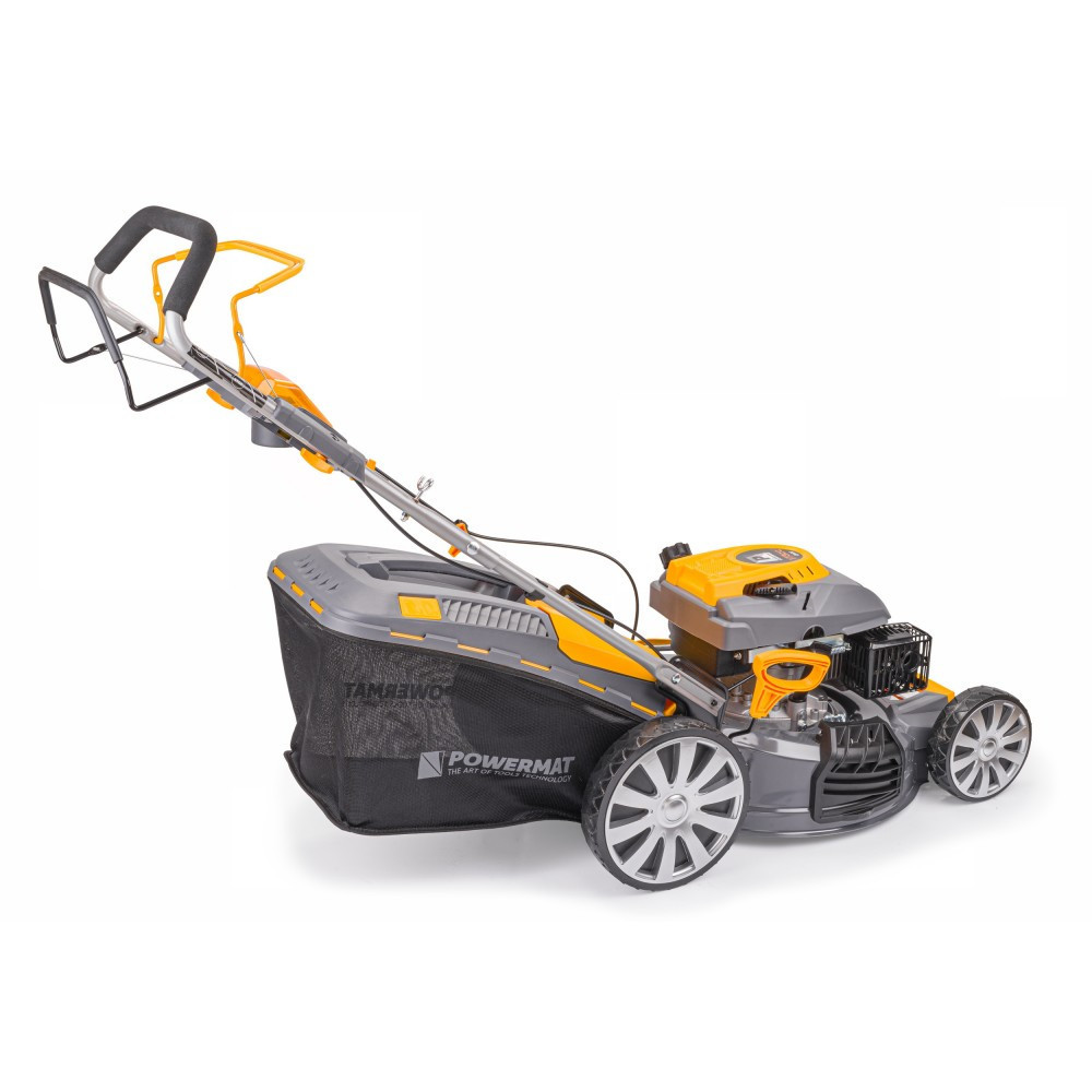Mașină de tuns iarba pe benzină Powermat PM-KSS-700SH, 7 CP, autopropulsată
