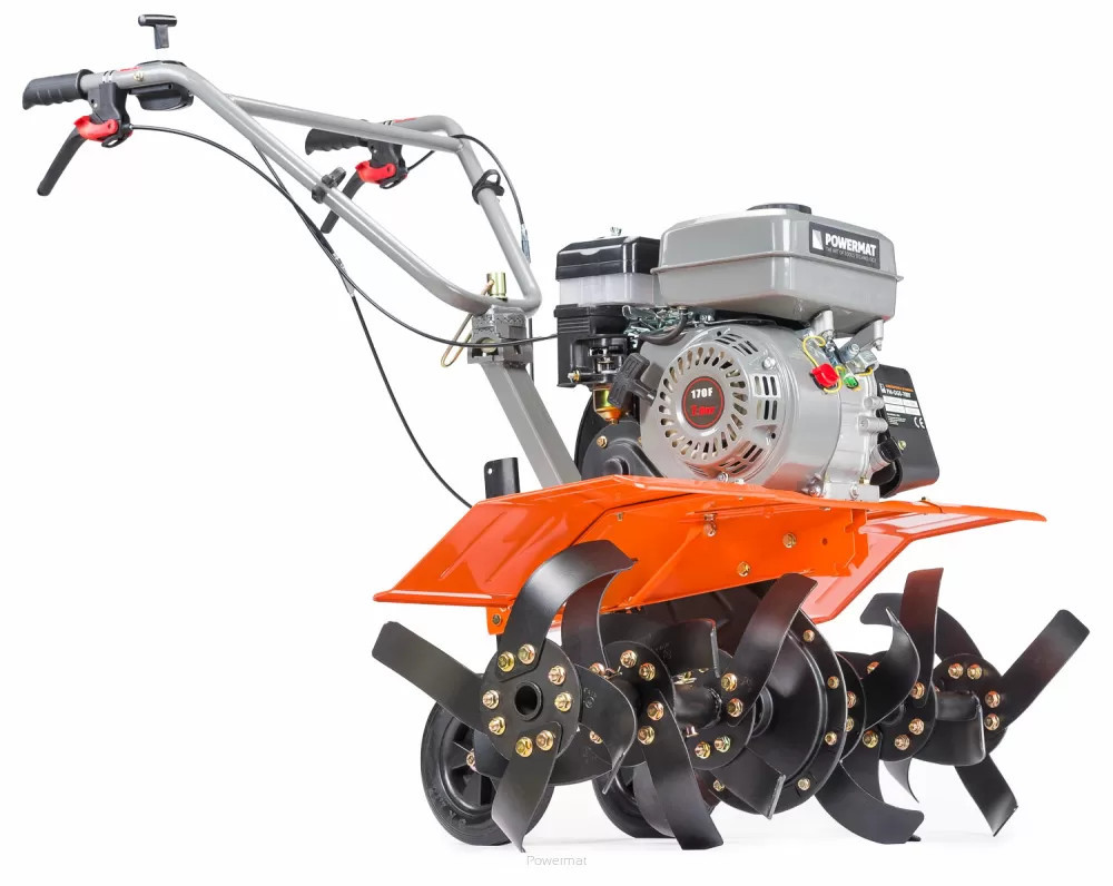 Motosapă pe benzină Powermat PM-GGS-700Y, 7 CP, lățime 850 mm, 210 cmc