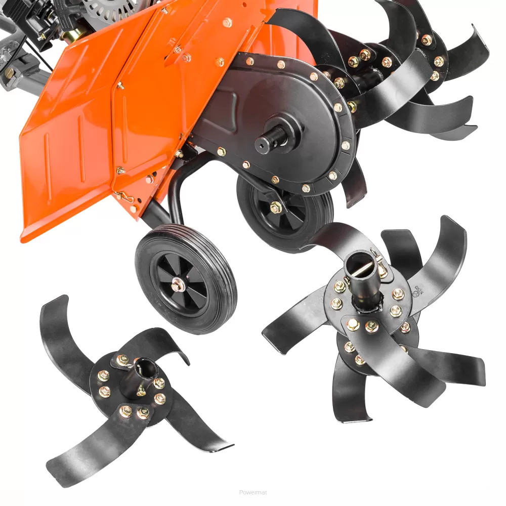 Motosapă pe benzină Powermat PM-GGS-700Y, 7 CP, lățime 850 mm, 210 cmc